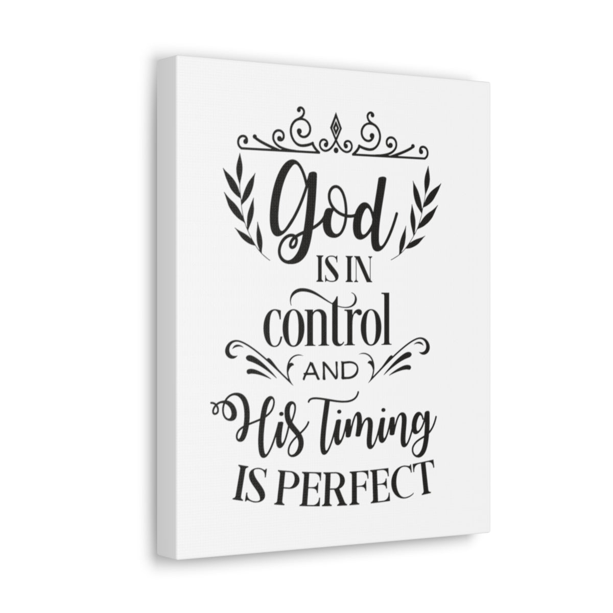 Scripture Walls God Is In Proverbs 16:9 Christian Wall Art Print Ready to Hang Unframed-Express Your Love Gifts