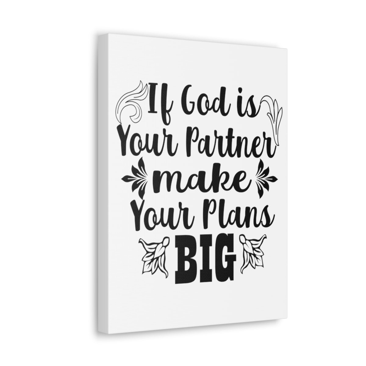 Scripture Walls God is Your Partner Jeremiah 29:11 Christian Wall Art Print Ready to Hang Unframed-Express Your Love Gifts