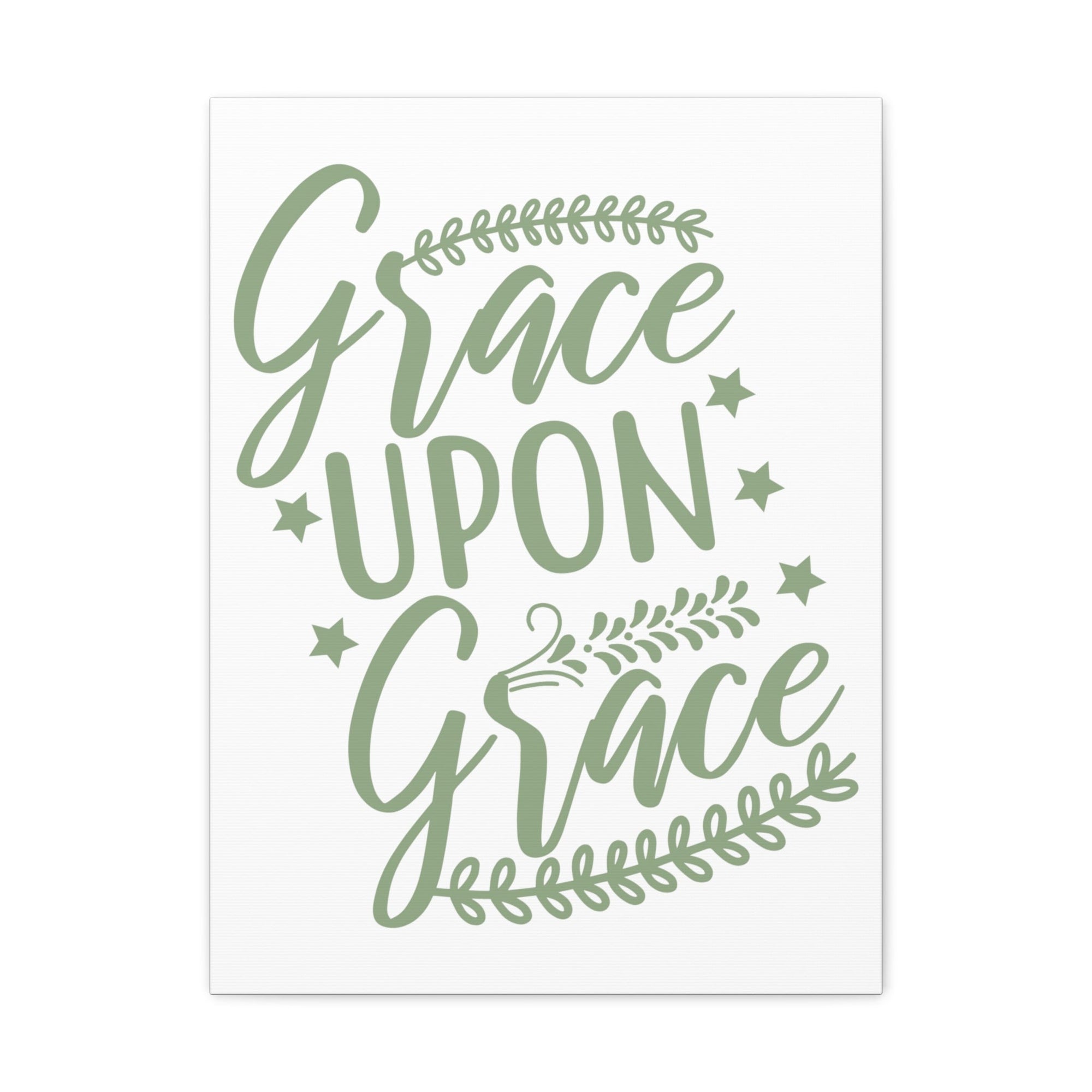 Scripture Walls Grace Upon Grace Ephesians 2:8 Christian Wall Art Print Ready to Hang Unframed-Express Your Love Gifts