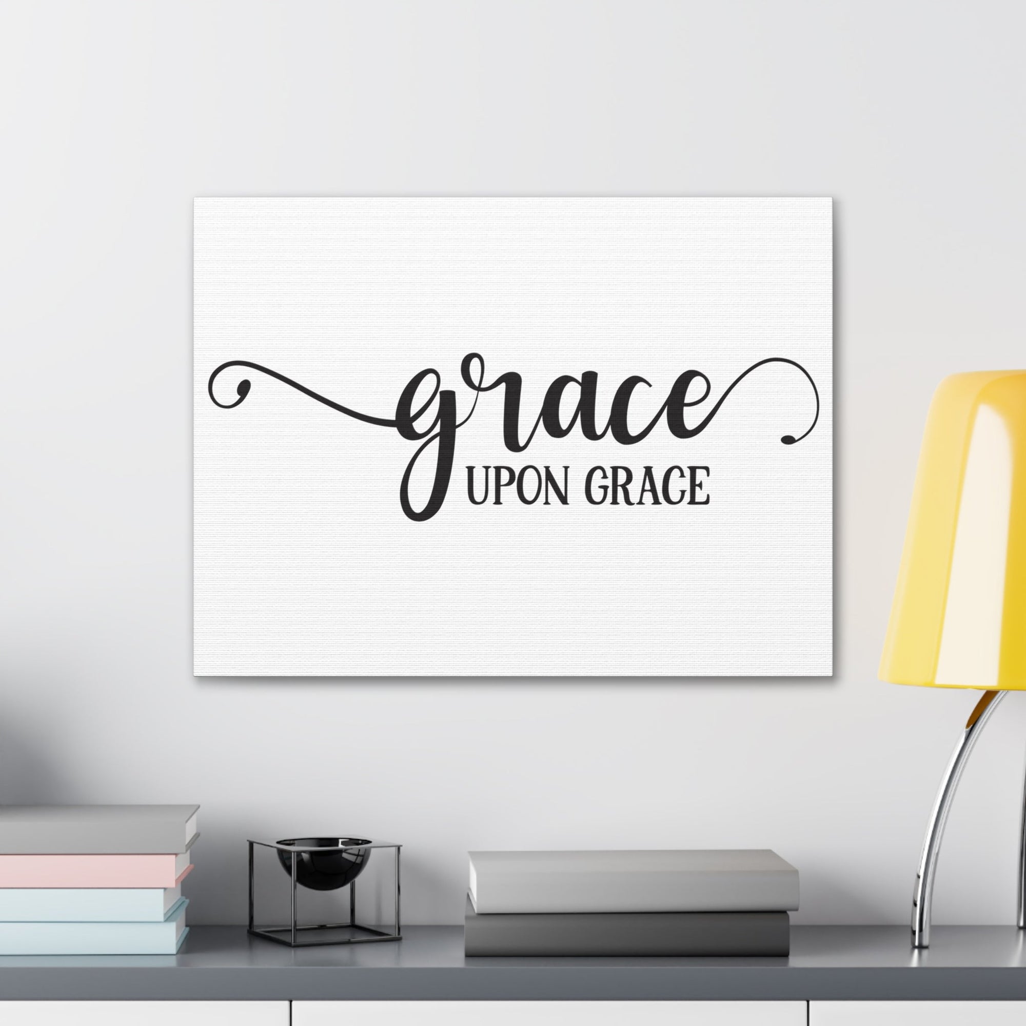 Scripture Walls Grace Upon Grace James 4:6 Christian Wall Art Print Ready to Hang Unframed-Express Your Love Gifts