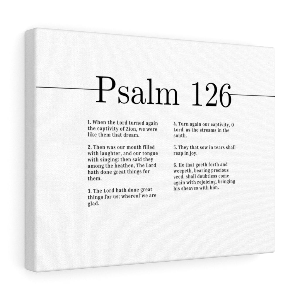 Scripture Walls Great Things For Us Psalm 126 Bible Verse Canvas Christian Wall Art Ready to Hang Unframed-Express Your Love Gifts