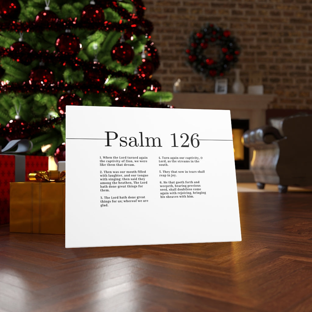 Scripture Walls Great Things For Us Psalm 126 Bible Verse Canvas Christian Wall Art Ready to Hang Unframed-Express Your Love Gifts