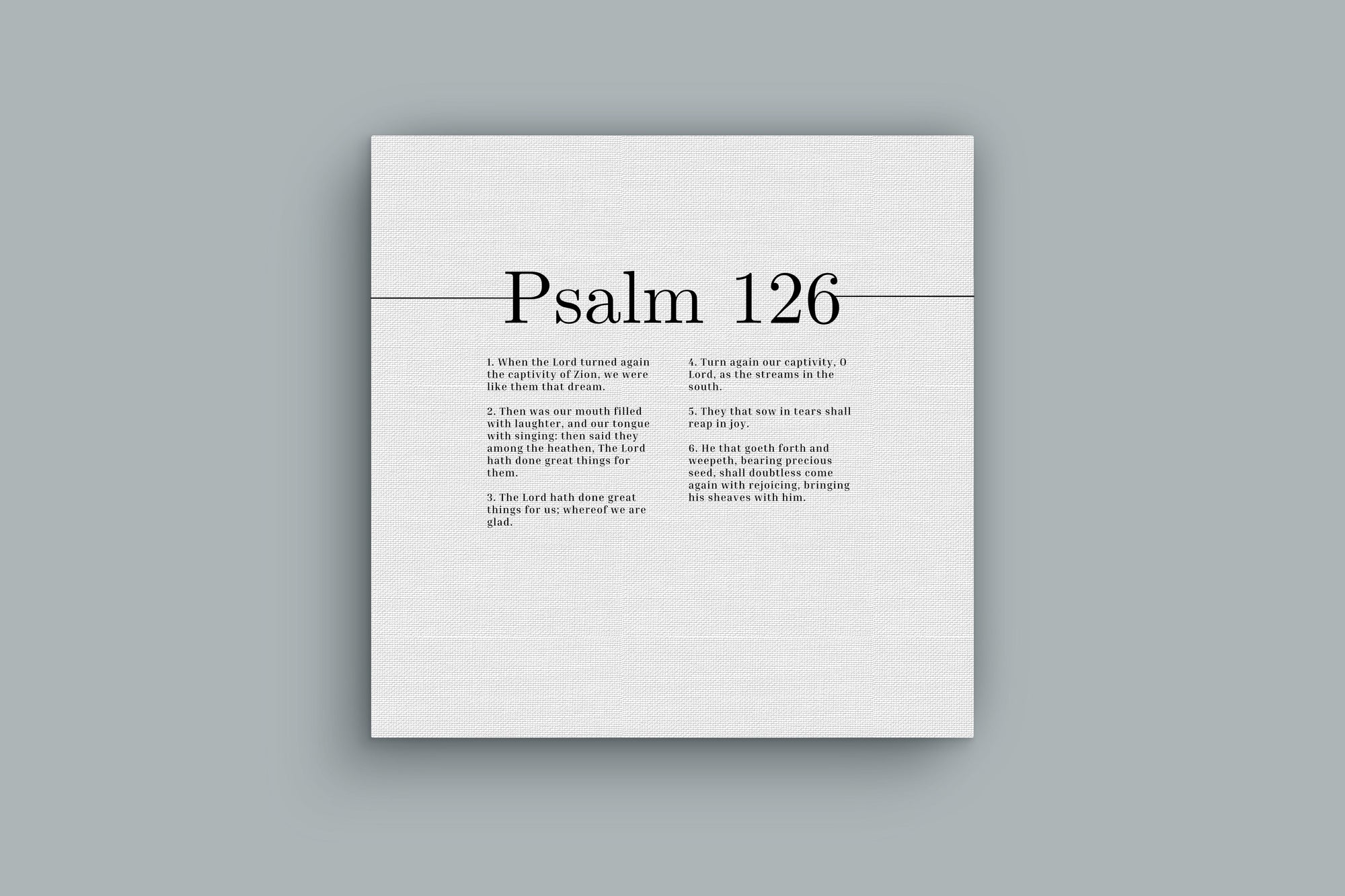 Scripture Walls Great Things For Us Psalm 126 Bible Verse Canvas Christian Wall Art Ready to Hang Unframed-Express Your Love Gifts