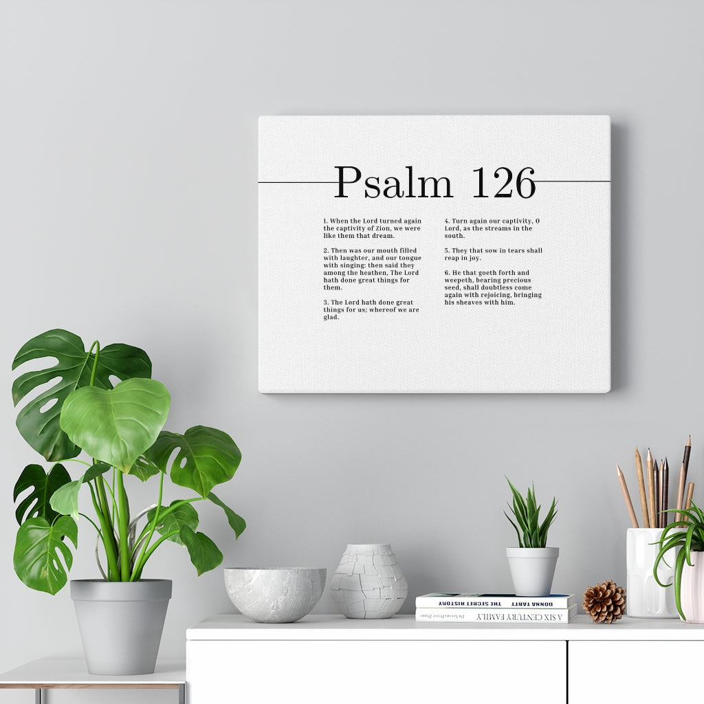 Scripture Walls Great Things For Us Psalm 126 Bible Verse Canvas Christian Wall Art Ready to Hang Unframed-Express Your Love Gifts