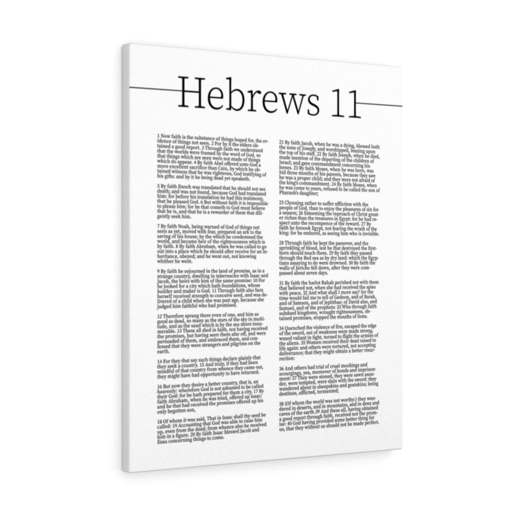 Scripture Walls Hebrews 11 Chapter Bible Verse Canvas Christian Wall Art Ready to Hang Unframed-Express Your Love Gifts