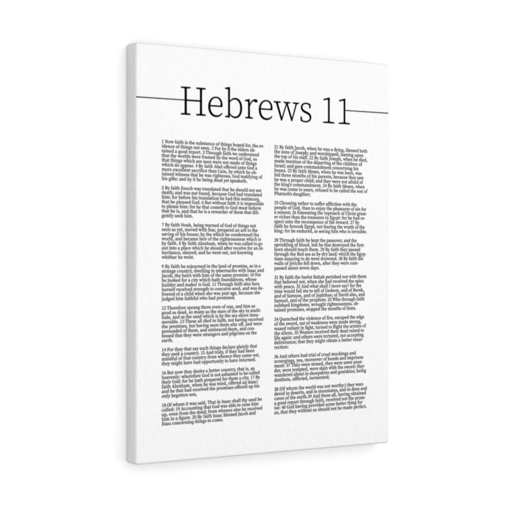 Scripture Walls Hebrews 11 Chapter Bible Verse Canvas Christian Wall Art Ready to Hang Unframed-Express Your Love Gifts