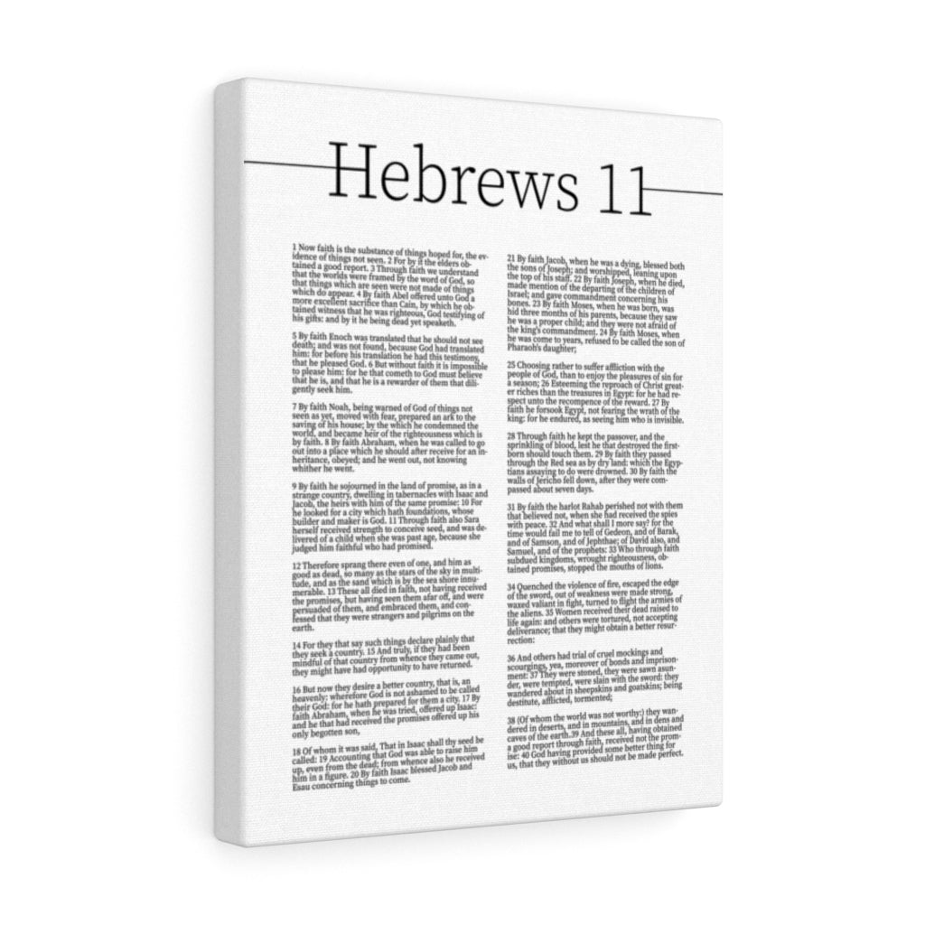 Scripture Walls Hebrews 11 Chapter Bible Verse Canvas Christian Wall Art Ready to Hang Unframed-Express Your Love Gifts