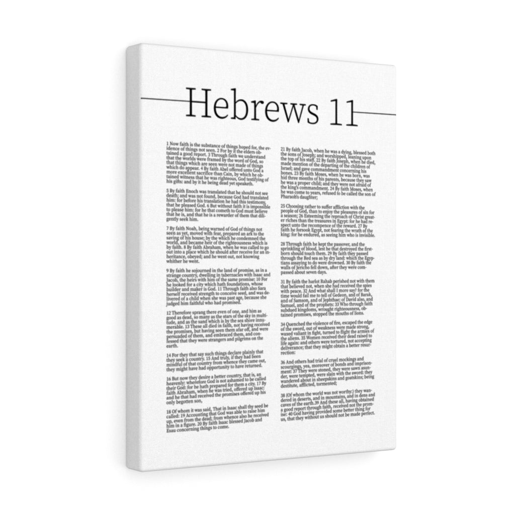 Scripture Walls Hebrews 11 Chapter Bible Verse Canvas Christian Wall Art Ready to Hang Unframed-Express Your Love Gifts