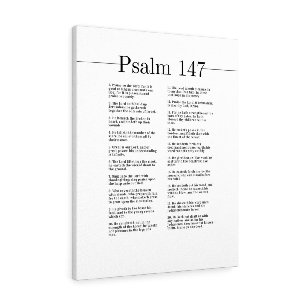 Scripture Walls Heal The Broken Psalm 147 Bible Verse Canvas Christian Wall Art Ready to Hang Unframed-Express Your Love Gifts