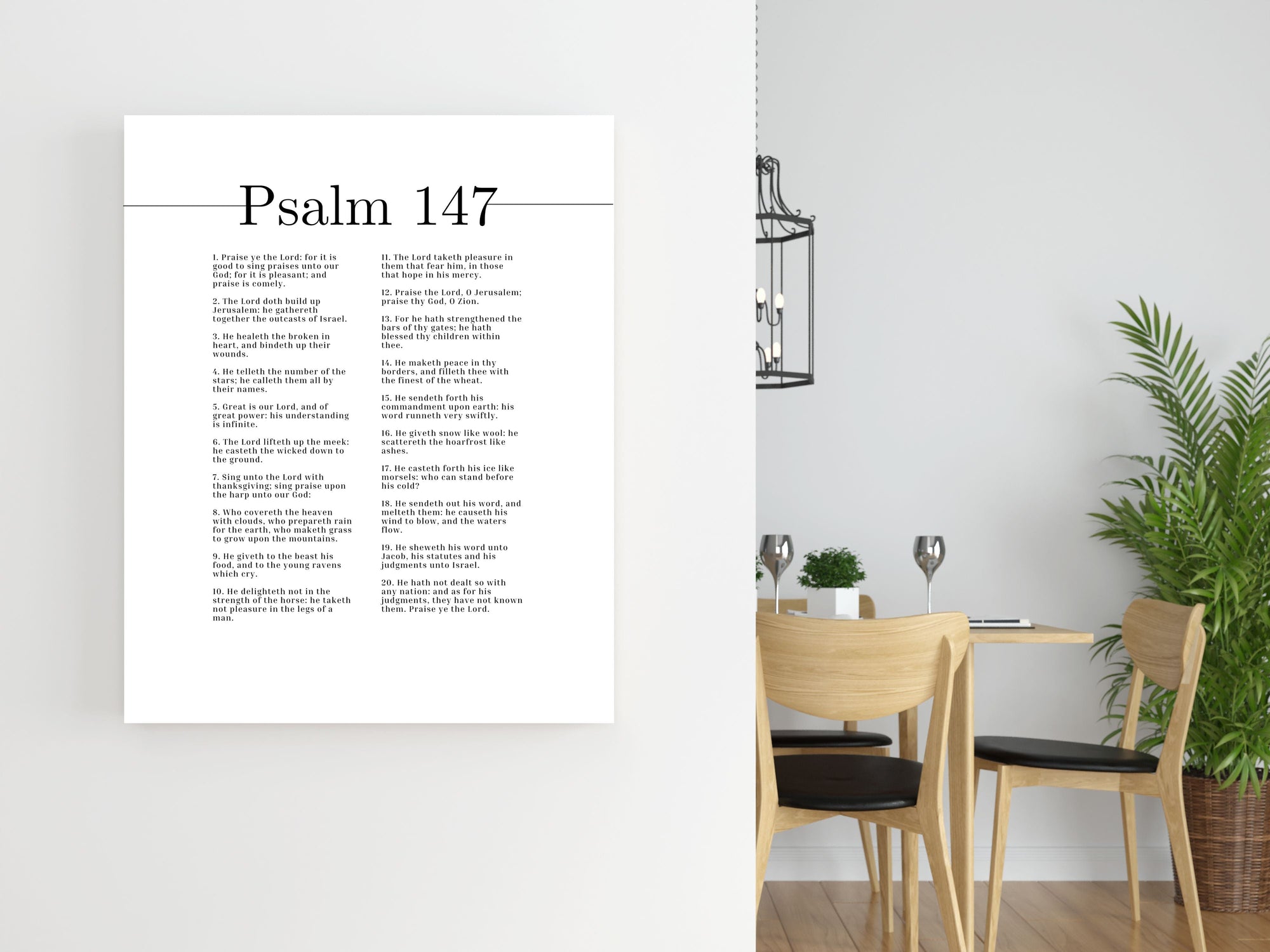 Scripture Walls Heal The Broken Psalm 147 Bible Verse Canvas Christian Wall Art Ready to Hang Unframed-Express Your Love Gifts