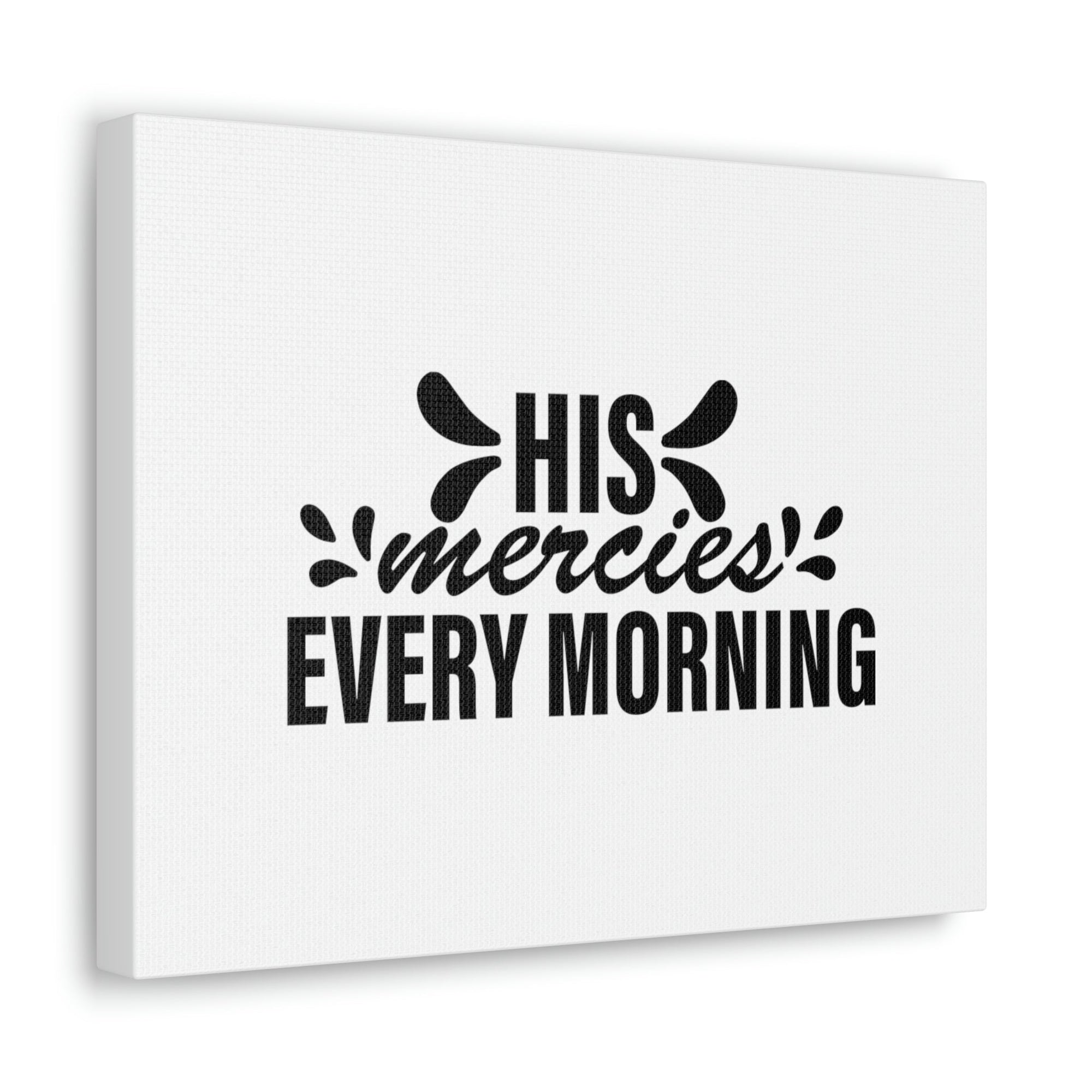 Scripture Walls His Mercies Every Morning Lamentations 3:22-23 Christian Wall Art Bible Verse Print Ready to Hang Unframed-Express Your Love Gifts