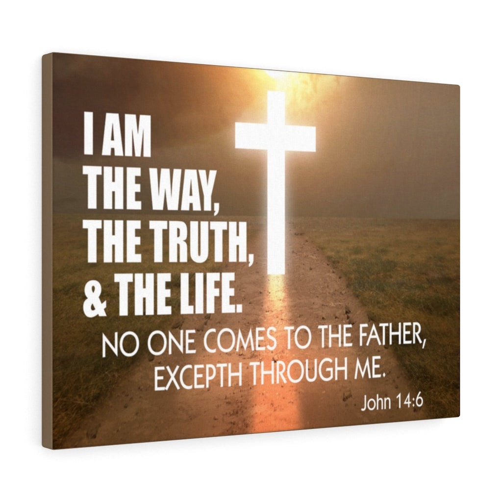 Scripture Walls I Am The Way John 14:6 Wall Art Christian Home Decor Unframed-Express Your Love Gifts