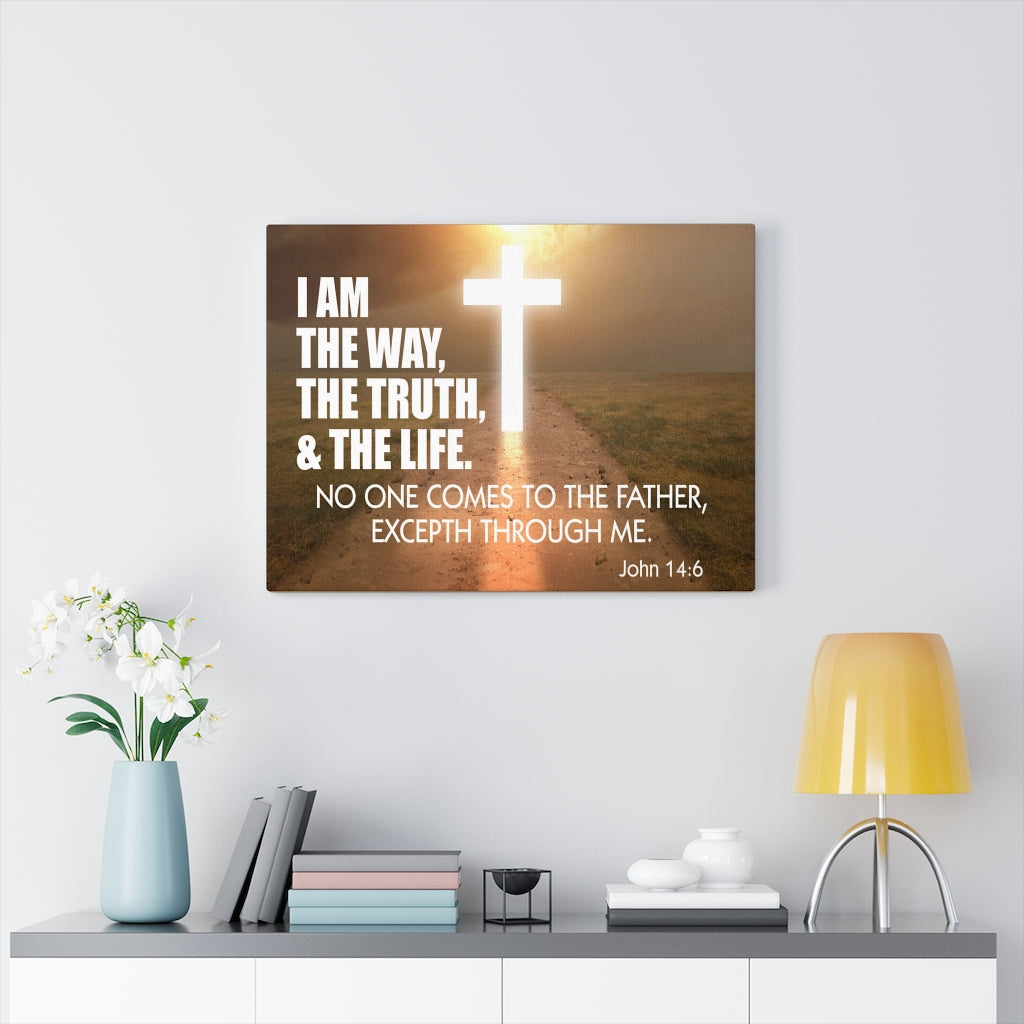 Scripture Walls I Am The Way John 14:6 Wall Art Christian Home Decor Unframed-Express Your Love Gifts