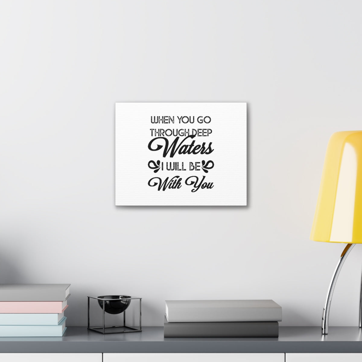 Scripture Walls I Will Be With You Isaiah 43:2 Christian Wall Art Bible Verse Print Ready to Hang Unframed-Express Your Love Gifts