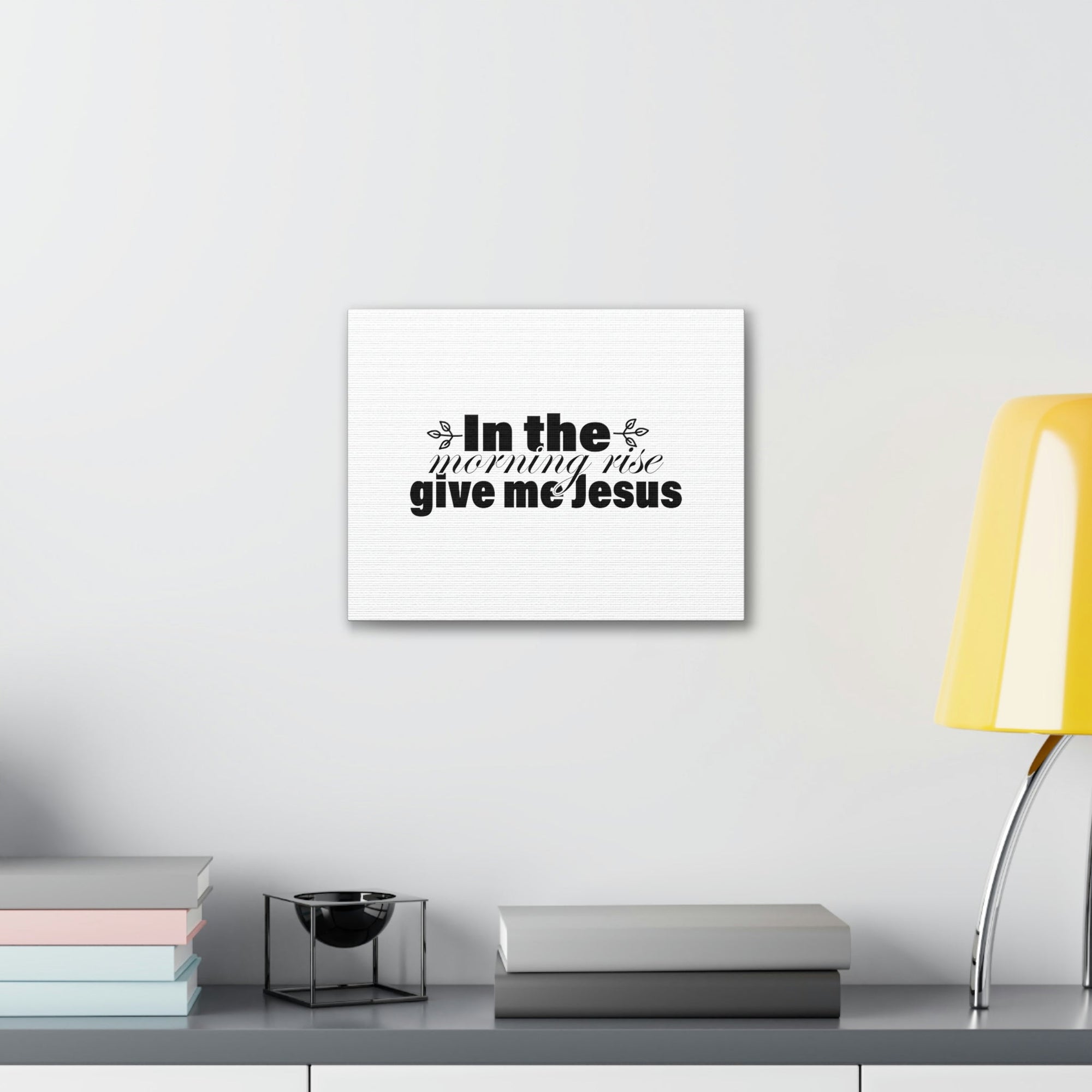 Scripture Walls In The Morning, Give Me Jesus Mark 1:35 Christian Wall Art Bible Verse Print Ready to Hang Unframed-Express Your Love Gifts
