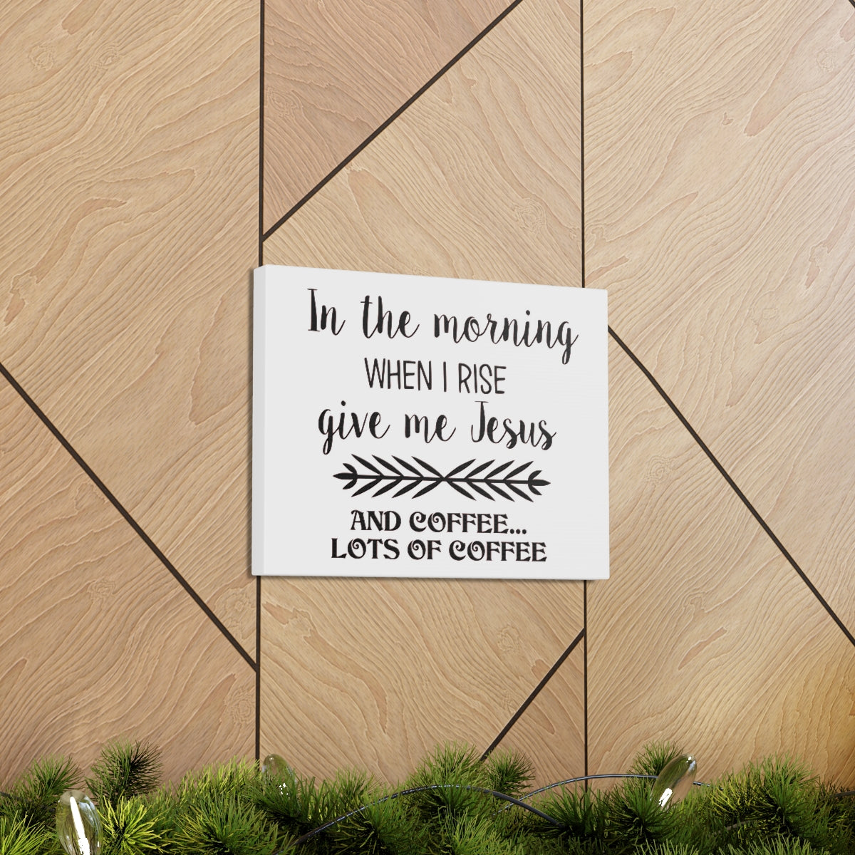 Scripture Walls In The Morning When I Rise Psalm 59:6 Christian Wall Art Print Ready to Hang Unframed-Express Your Love Gifts
