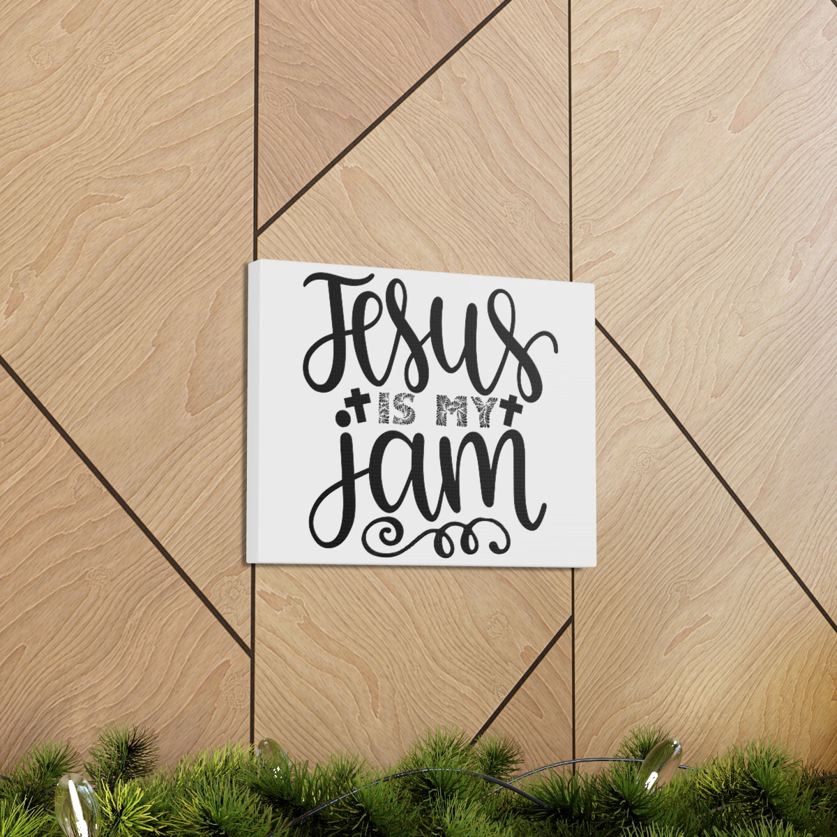 Scripture Walls Jesus Is My Psalm 23:4 Christian Wall Art Print Ready to Hang Unframed-Express Your Love Gifts