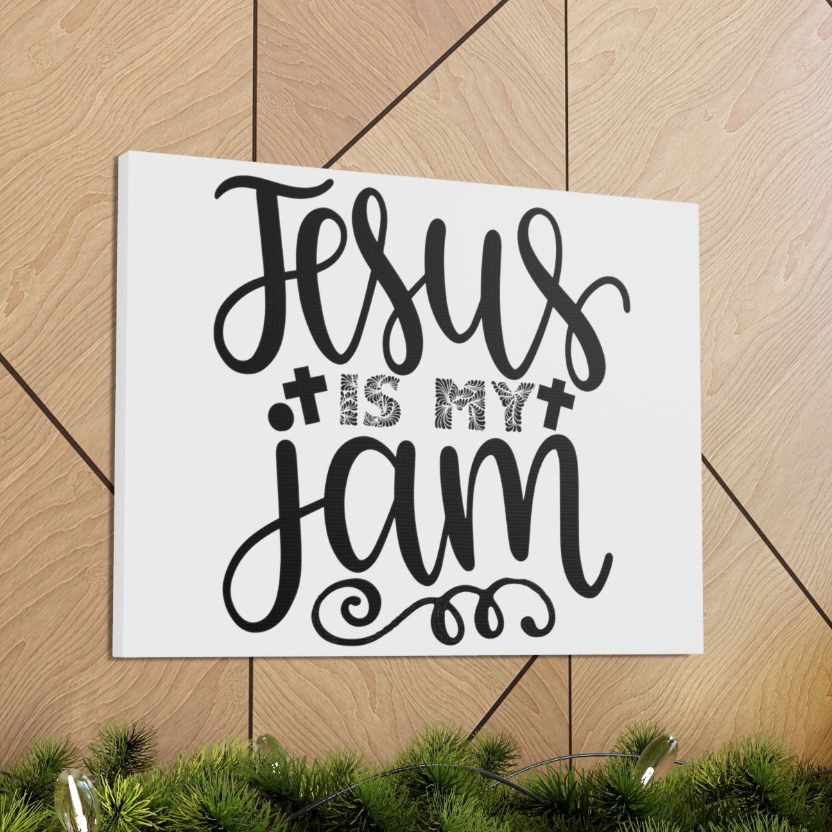 Scripture Walls Jesus Is My Psalm 23:4 Christian Wall Art Print Ready to Hang Unframed-Express Your Love Gifts
