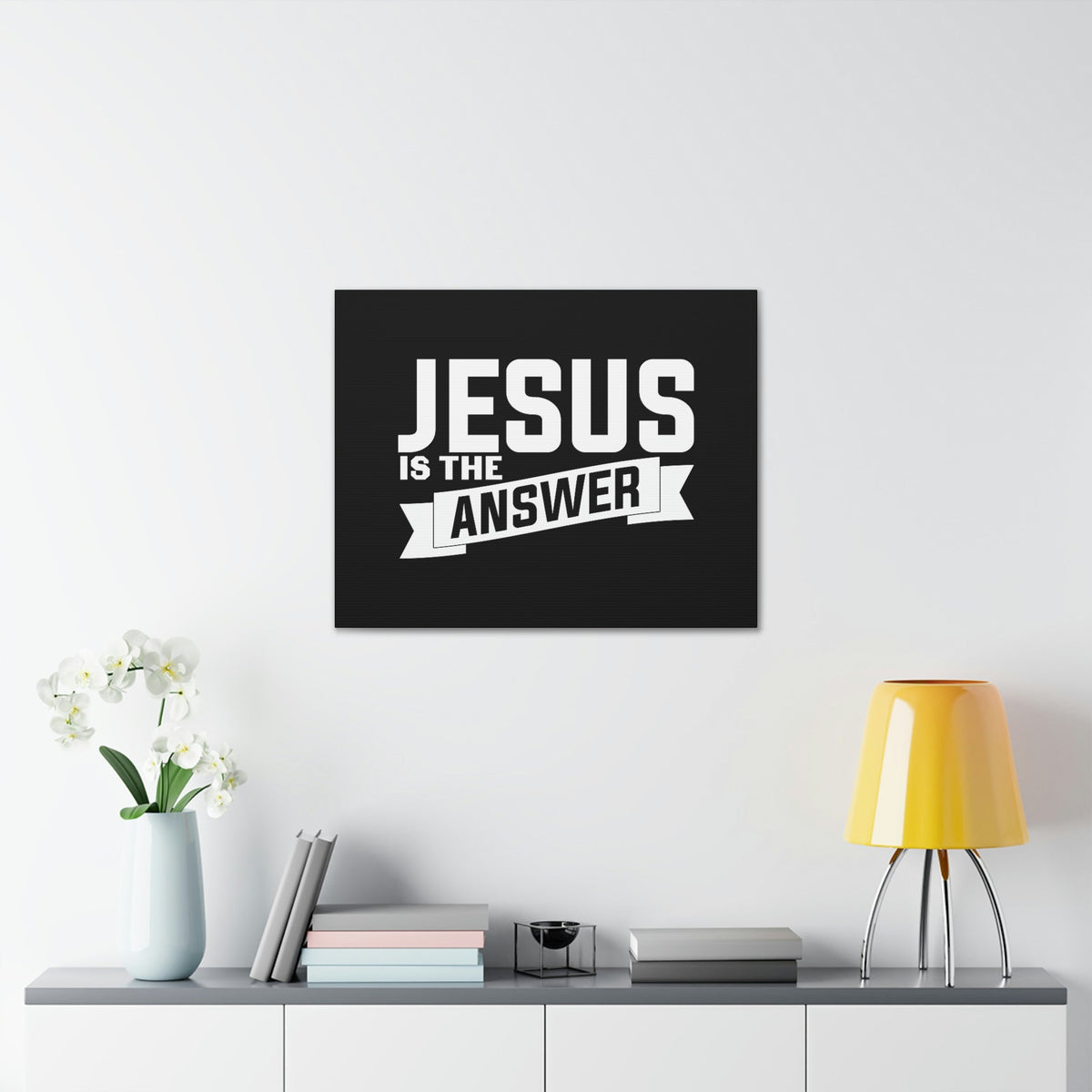 Scripture Walls Jesus Is The Answer John 14:6 Banner Christian Wall Ar -  Express Your Love Gifts