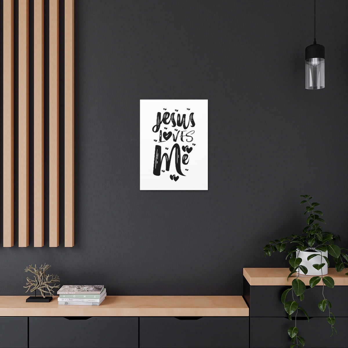 Scripture Walls Jesus Loves Me 1 John 4:9-10 Christian Wall Art Print Ready to Hang Unframed-Express Your Love Gifts
