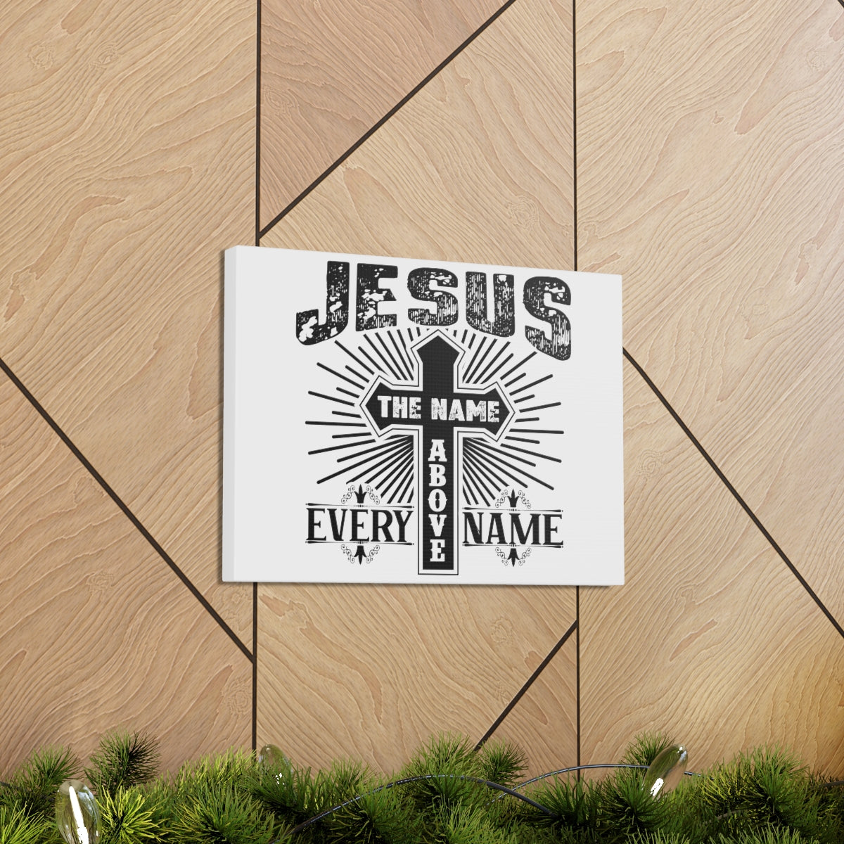 Scripture Walls Jesus The Name Philippians 2:9 Christian Wall Art Print Ready to Hang Unframed-Express Your Love Gifts