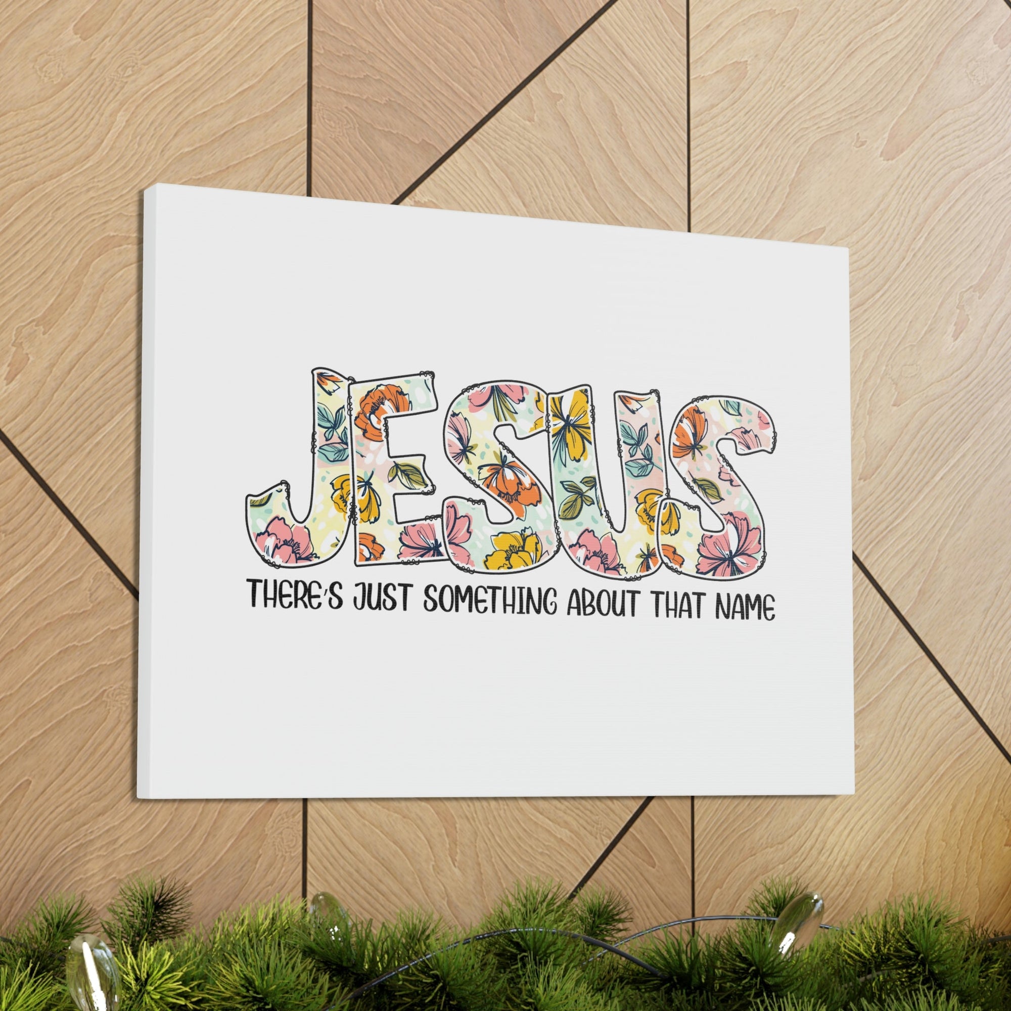 Scripture Walls Jesus There's Just Something Hebrews 12:2 Flowers Christian Wall Art Bible Verse Print Ready to Hang Unframed-Express Your Love Gifts