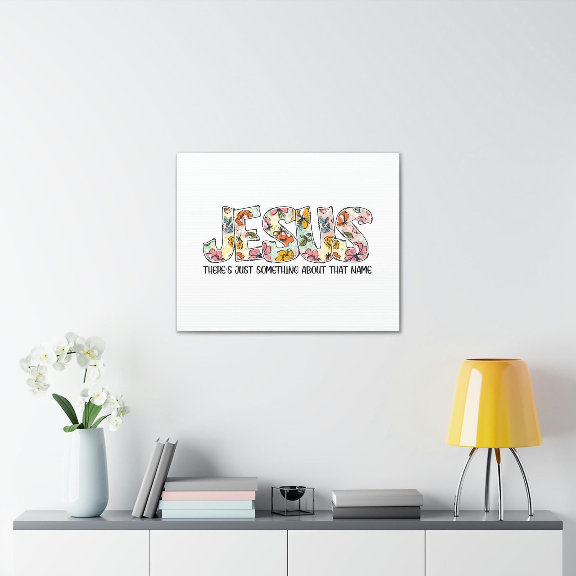 Scripture Walls Jesus There's Just Something Hebrews 12:2 Flowers Christian Wall Art Bible Verse Print Ready to Hang Unframed-Express Your Love Gifts