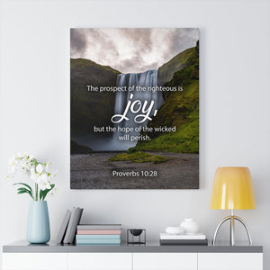 Scripture Walls Joy Proverbs 10:28 Christian Home Decor Bible Art Unframed-Express Your Love Gifts