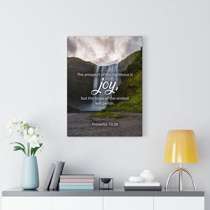 Scripture Walls Joy Proverbs 10:28 Christian Home Decor Bible Art Unframed-Express Your Love Gifts