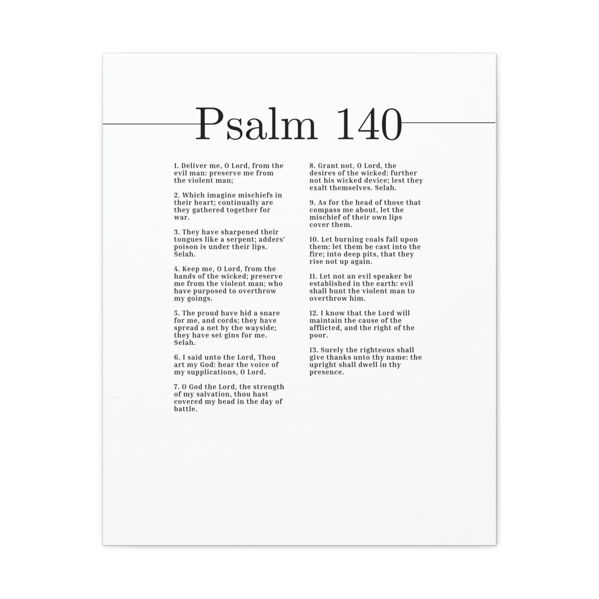 Scripture Walls Keep Me, O Lord Psalm 140 Christian Wall Art Bible Verse Print Ready to Hang Unframed-Express Your Love Gifts