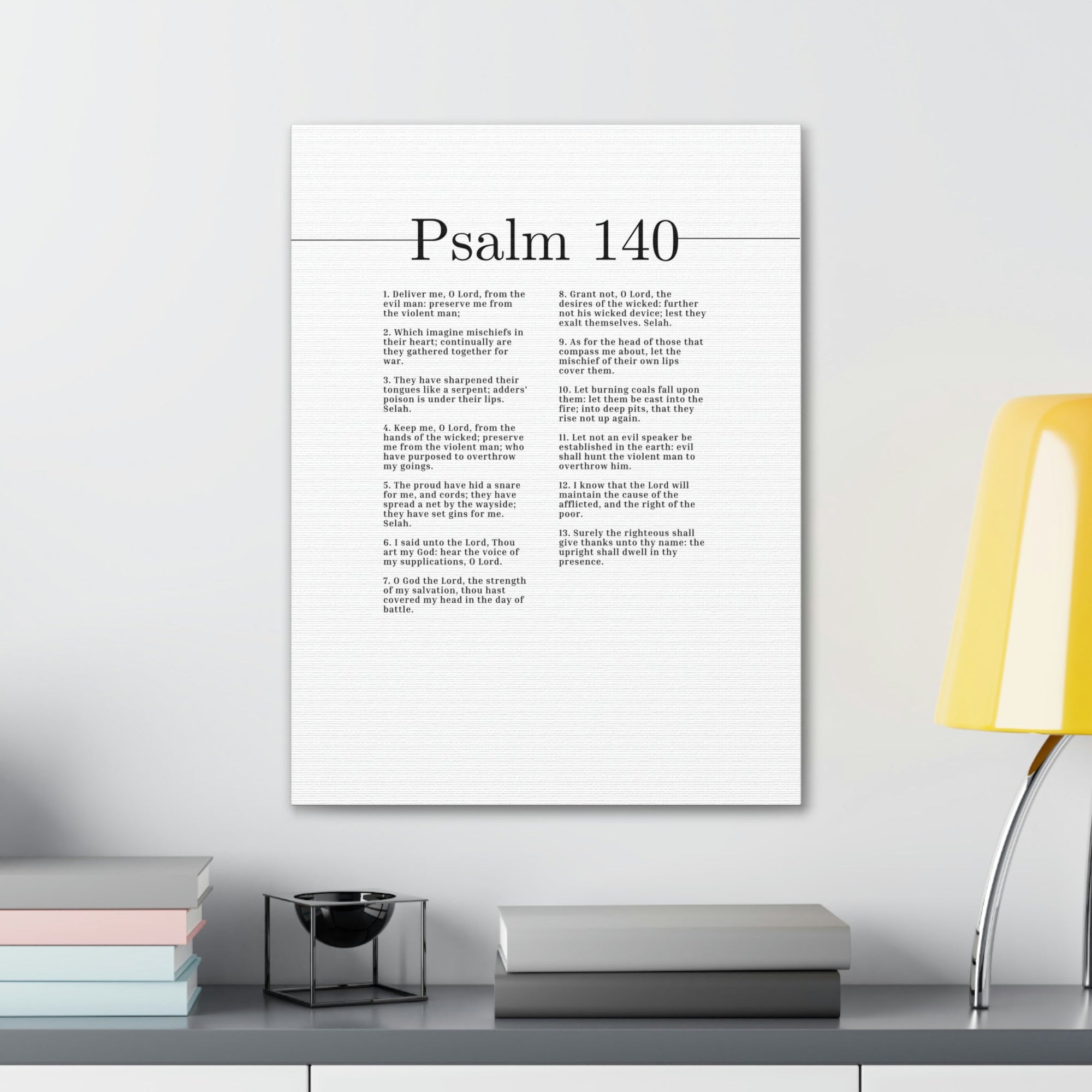 Scripture Walls Keep Me, O Lord Psalm 140 Christian Wall Art Bible Verse Print Ready to Hang Unframed-Express Your Love Gifts