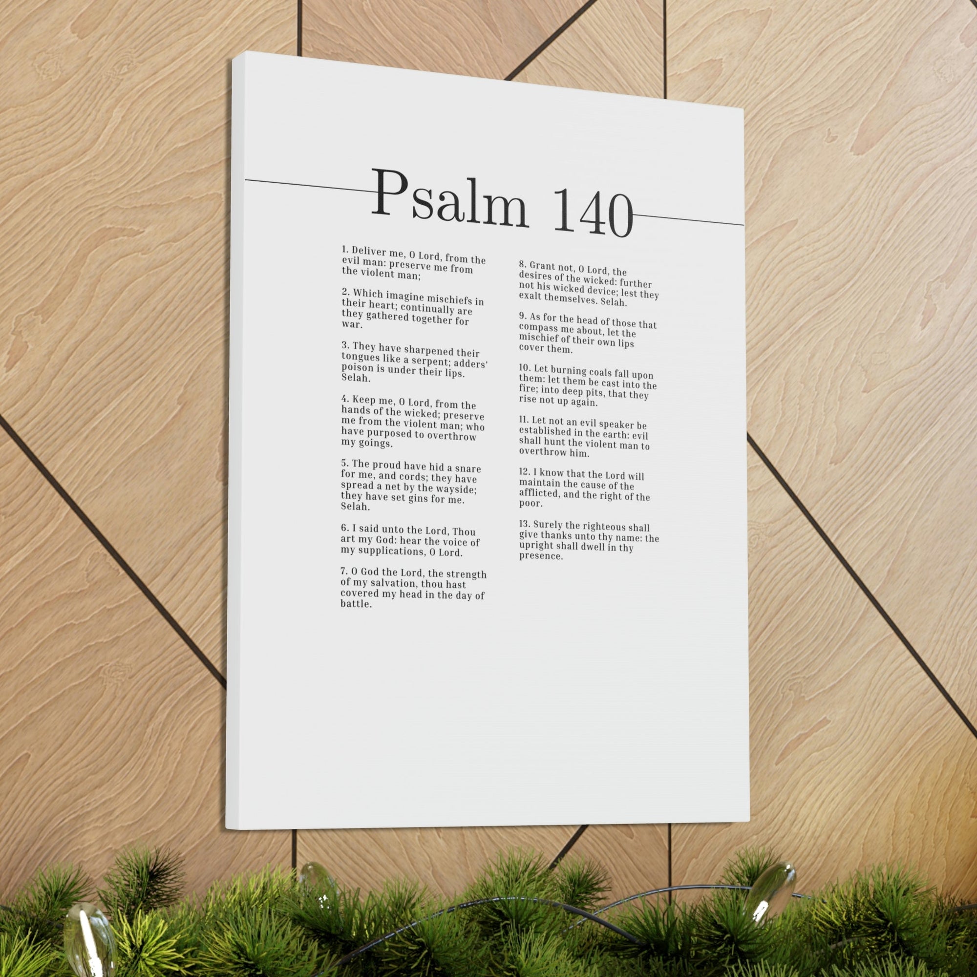 Scripture Walls Keep Me, O Lord Psalm 140 Christian Wall Art Bible Verse Print Ready to Hang Unframed-Express Your Love Gifts