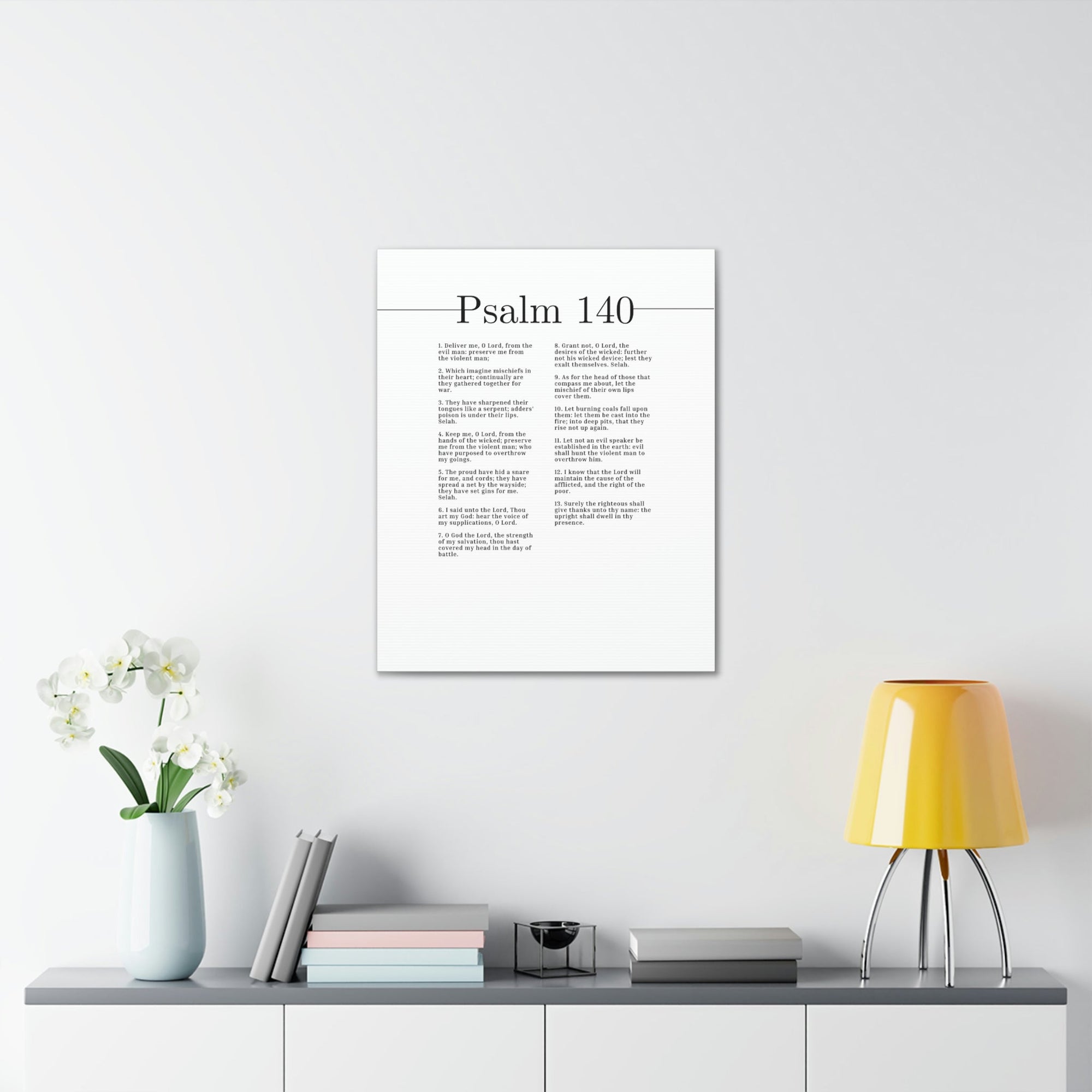 Scripture Walls Keep Me, O Lord Psalm 140 Christian Wall Art Bible Verse Print Ready to Hang Unframed-Express Your Love Gifts