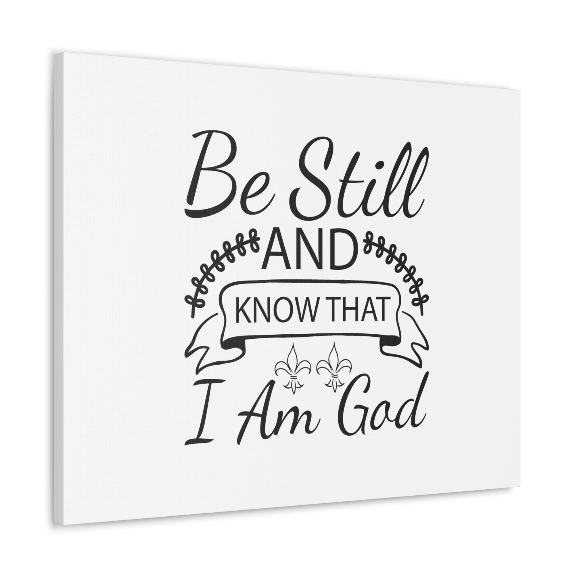 Scripture Walls Know That I Am God Exodus 14:14 Christian Wall Art Bible Verse Print Ready to Hang Unframed-Express Your Love Gifts