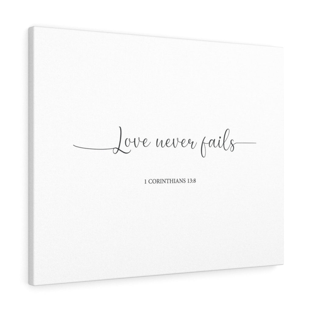 Scripture Walls Love Never Fails Line 1 Corinthians 13 8 Bible