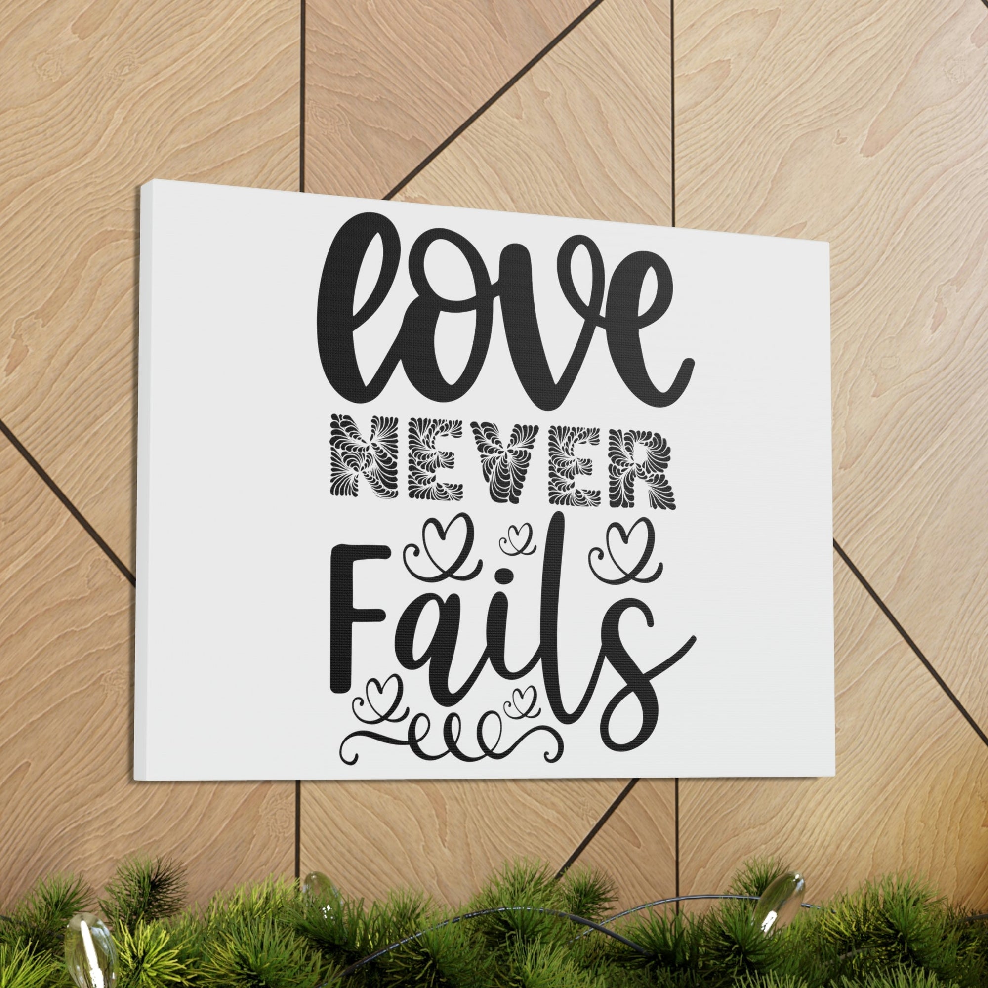 Scripture Walls Love Never Fails Psalm 86:15 Christian Wall Art Print Ready to Hang Unframed-Express Your Love Gifts