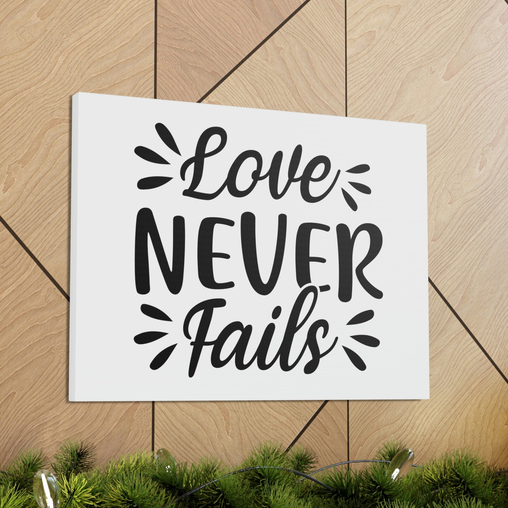 Scripture Walls Lover Never Fails 1 John 4:16 Christian Wall Art Print Ready to Hang Unframed-Express Your Love Gifts