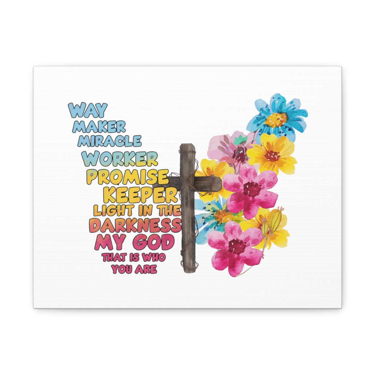 Scripture Walls Miracle Worker 2 Corinthians 1:20 Christian Wall Art Bible Verse Print Ready to Hang Unframed-Express Your Love Gifts