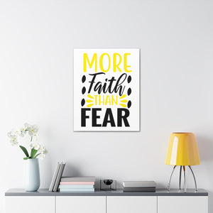 Scripture Walls More Faith Than Psalm 34:4 Christian Wall Art Print Ready to Hang Unframed-Express Your Love Gifts