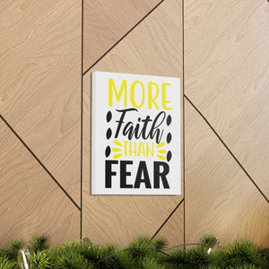 Scripture Walls More Faith Than Psalm 34:4 Christian Wall Art Print Ready to Hang Unframed-Express Your Love Gifts