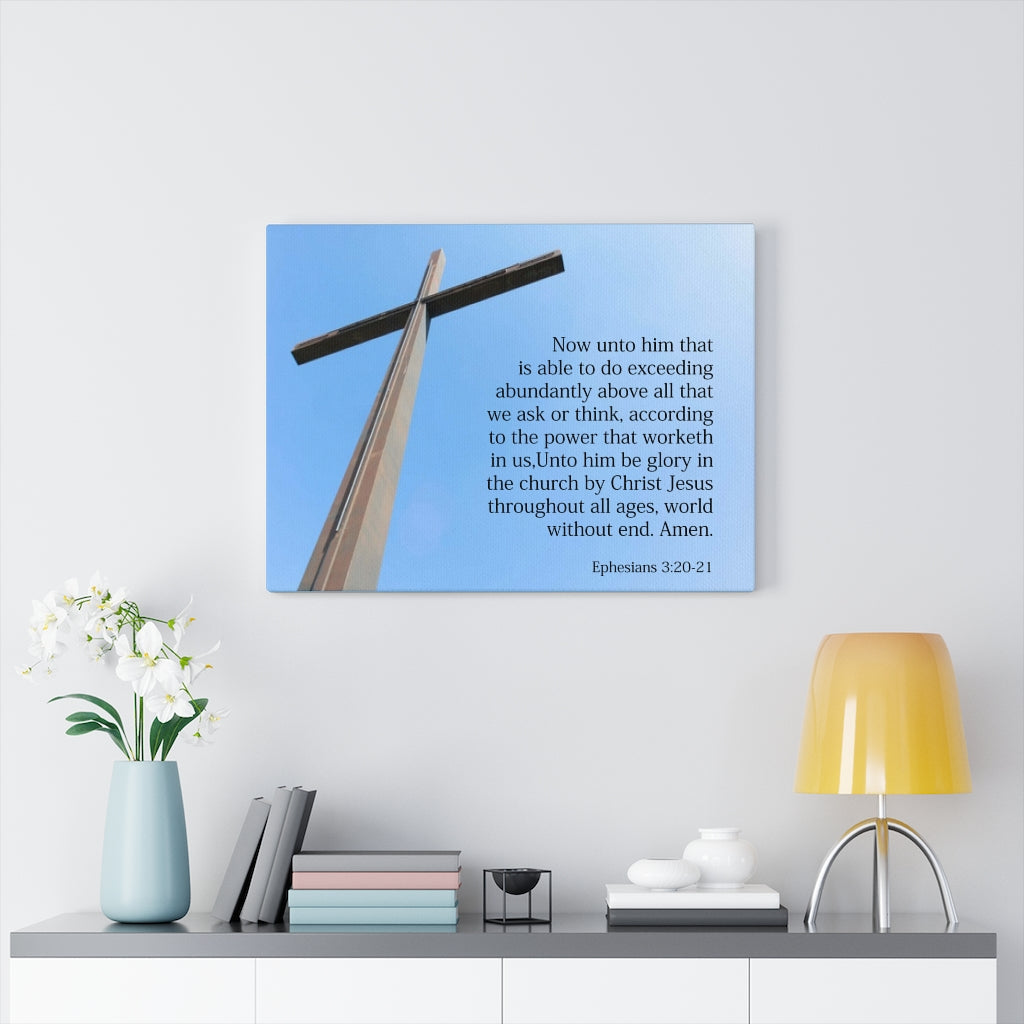 Scripture Walls More Than We Can Ask Ephesians 3:20-21 Wall Art Christian Home Decor Unframed-Express Your Love Gifts