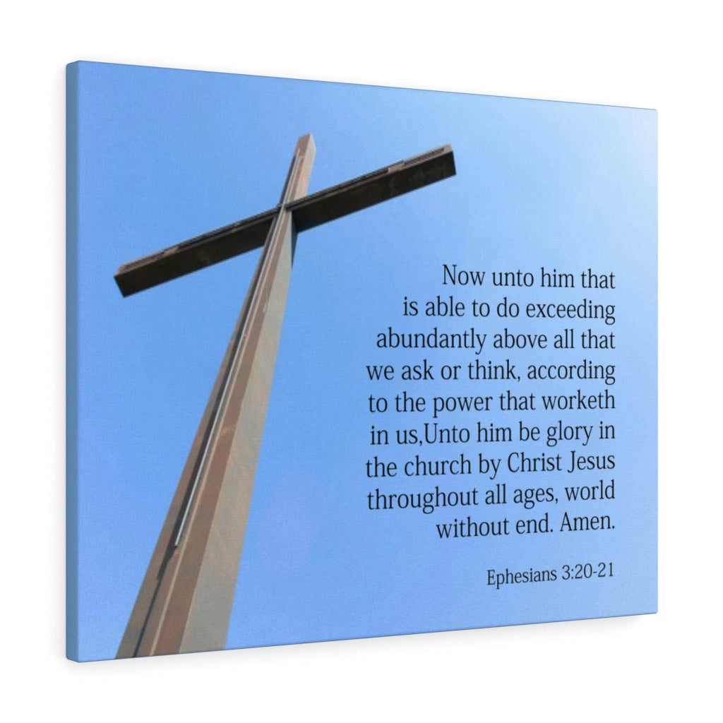 Scripture Walls More Than We Can Ask Ephesians 3:20-21 Wall Art Christian Home Decor Unframed-Express Your Love Gifts