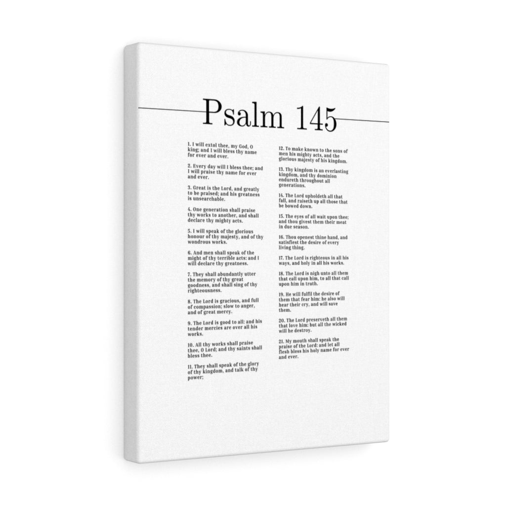 Scripture Walls My God O King Psalm 145 Bible Verse Canvas Christian Wall Art Ready to Hang Unframed-Express Your Love Gifts