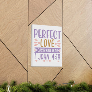 Scripture Walls Perfect Love Casts 1 John 4:18 Christian Wall Art Print Ready to Hang Unframed-Express Your Love Gifts