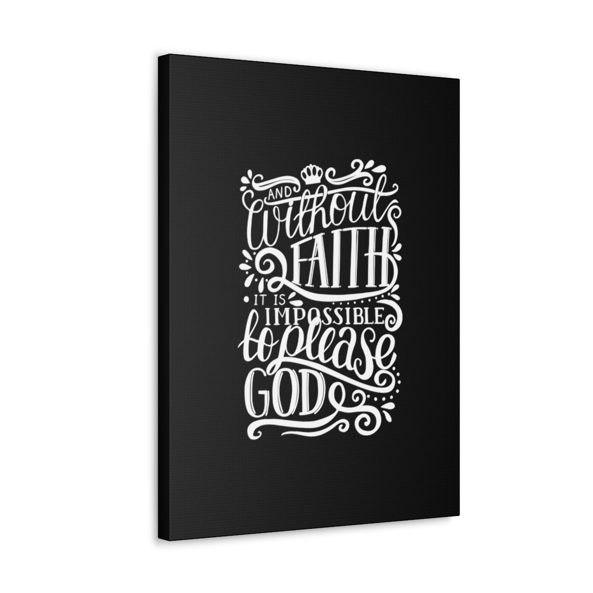 Scripture Walls Please God Hebrews 11:6 Christian Wall Art Bible Verse Print Ready to Hang Unframed-Express Your Love Gifts