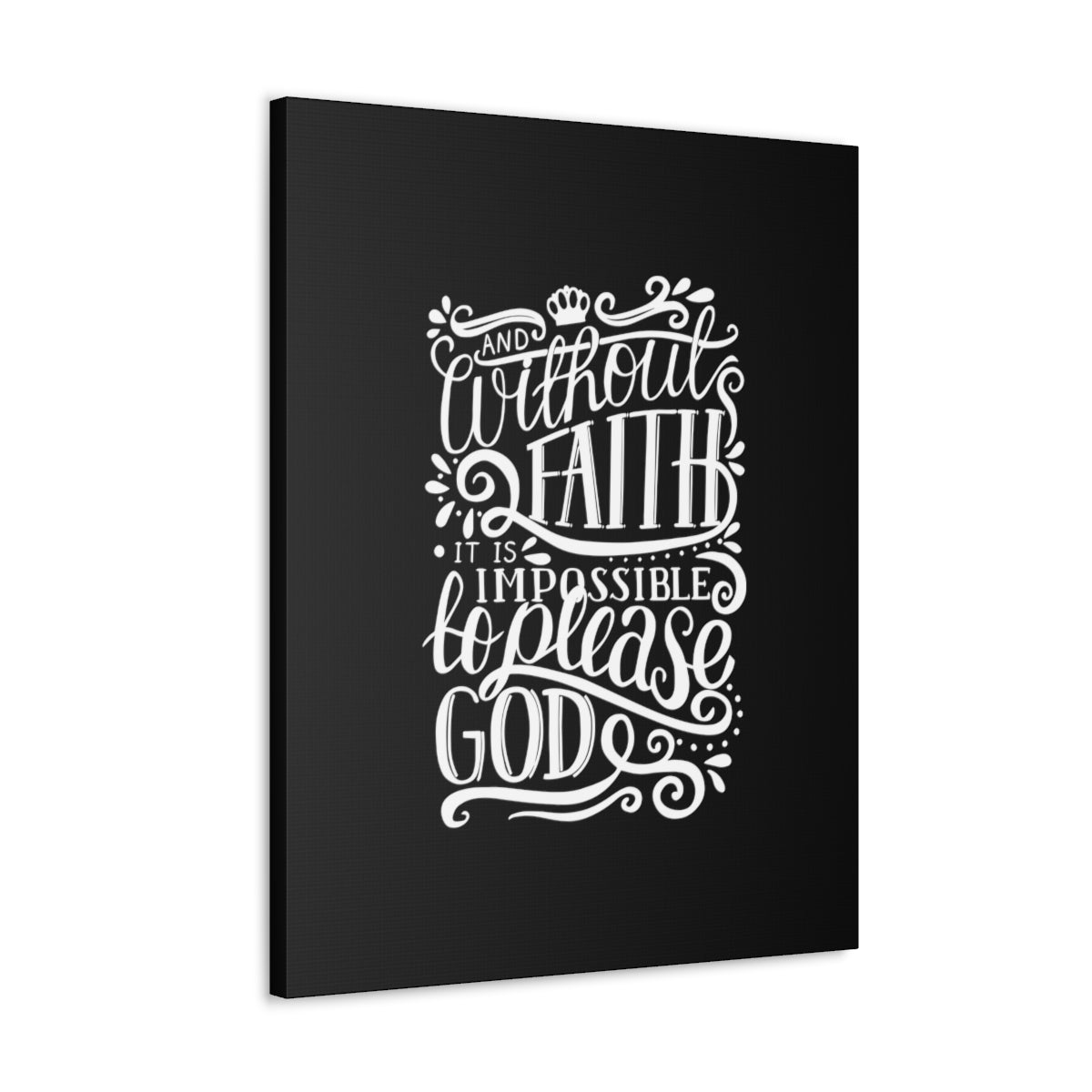 Scripture Walls Please God Hebrews 11:6 Christian Wall Art Bible Verse Print Ready to Hang Unframed-Express Your Love Gifts