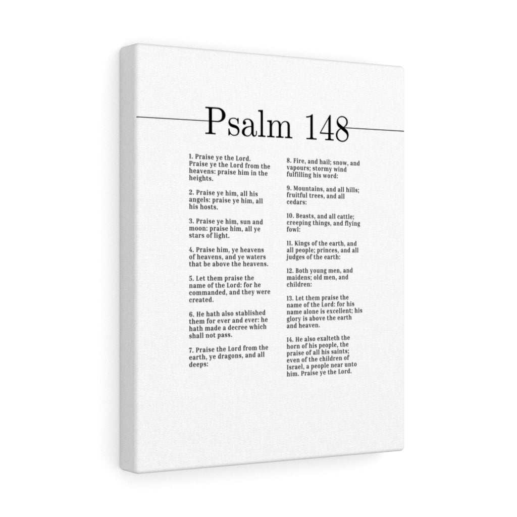 Scripture Walls Praise Him Ye Heavens Of Heavens Psalm 148 Bible Verse Canvas Christian Wall Art Ready to Hang Unframed-Express Your Love Gifts