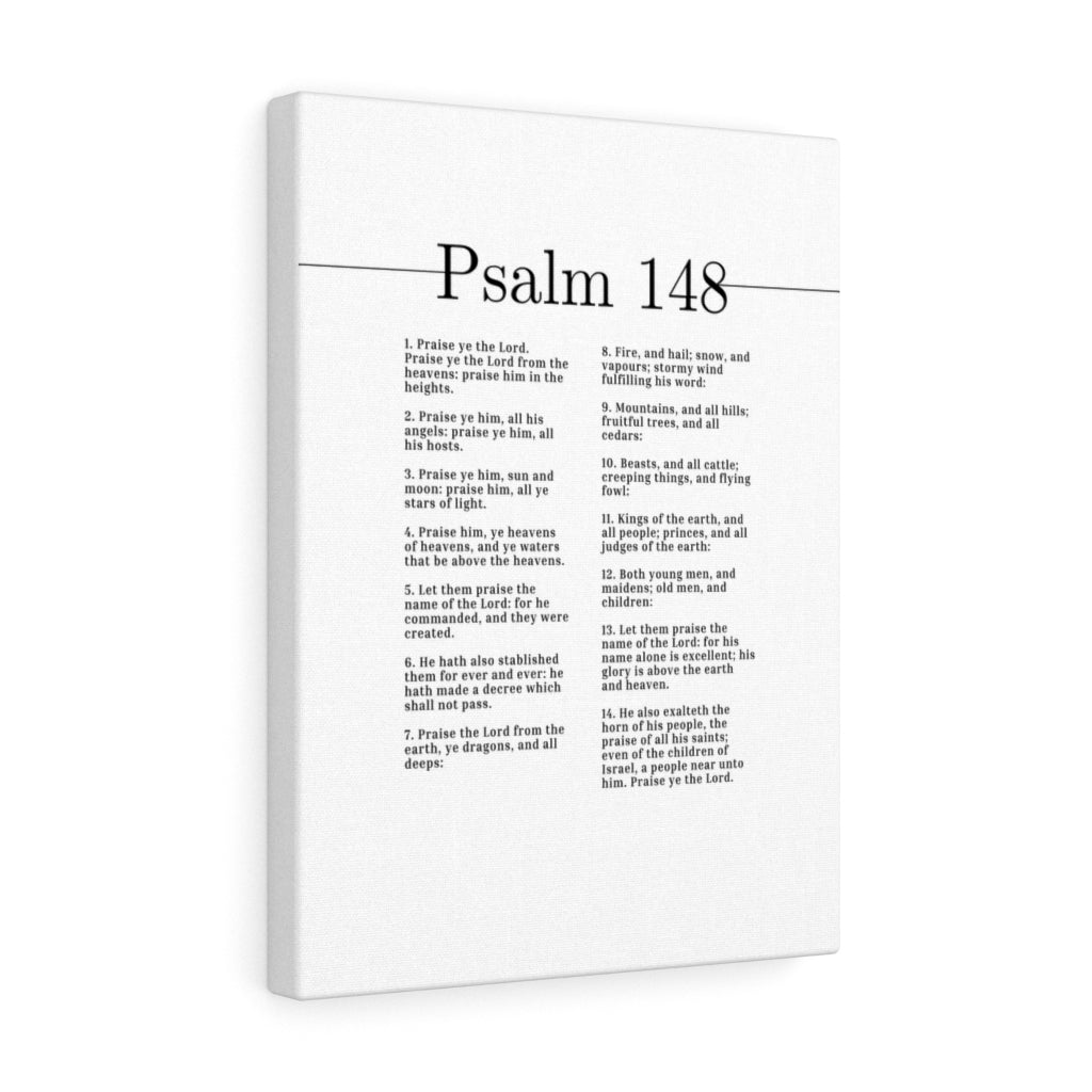 Scripture Walls Praise Him Ye Heavens Of Heavens Psalm 148 Bible Verse Canvas Christian Wall Art Ready to Hang Unframed-Express Your Love Gifts