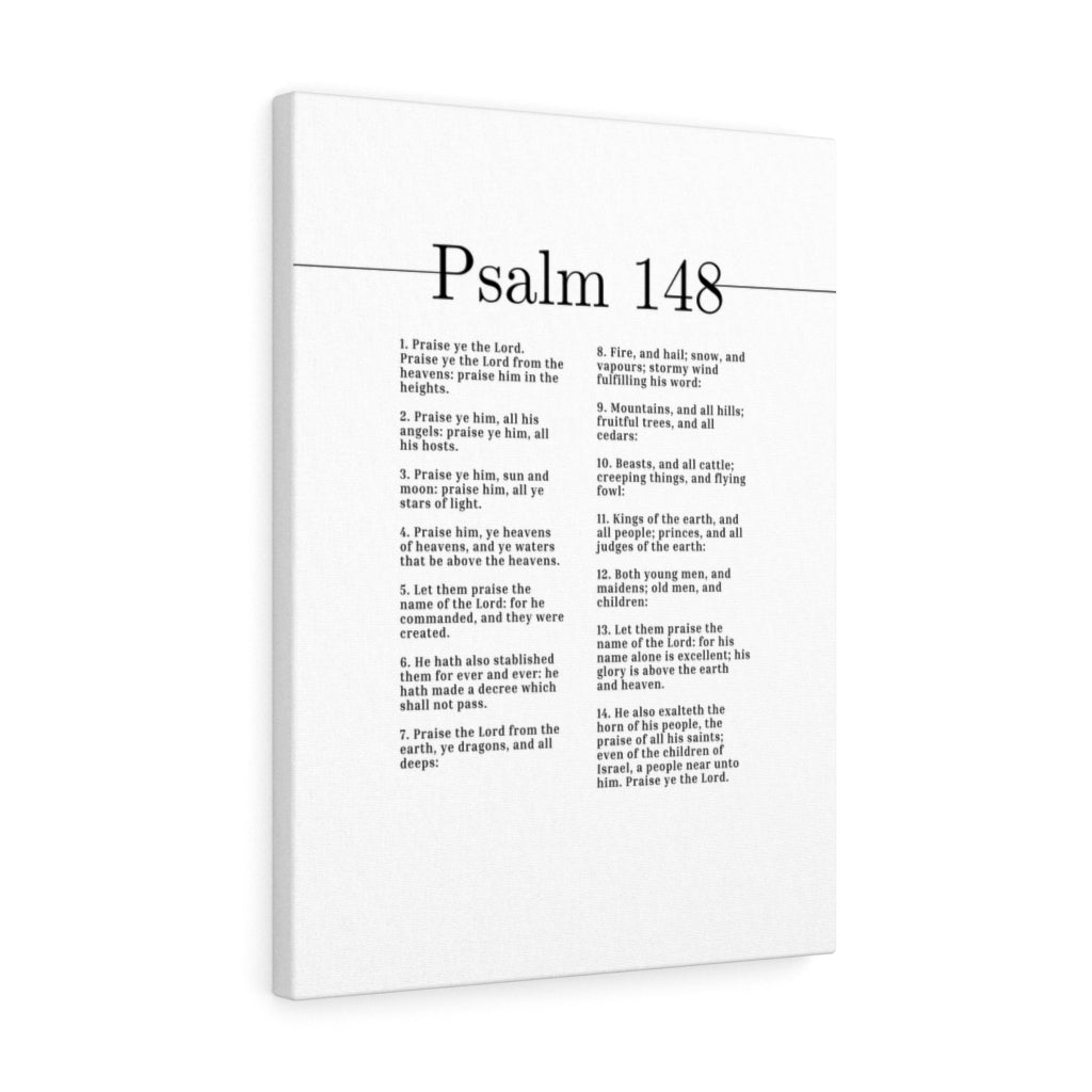 Scripture Walls Praise Him Ye Heavens Of Heavens Psalm 148 Bible Verse Canvas Christian Wall Art Ready to Hang Unframed-Express Your Love Gifts