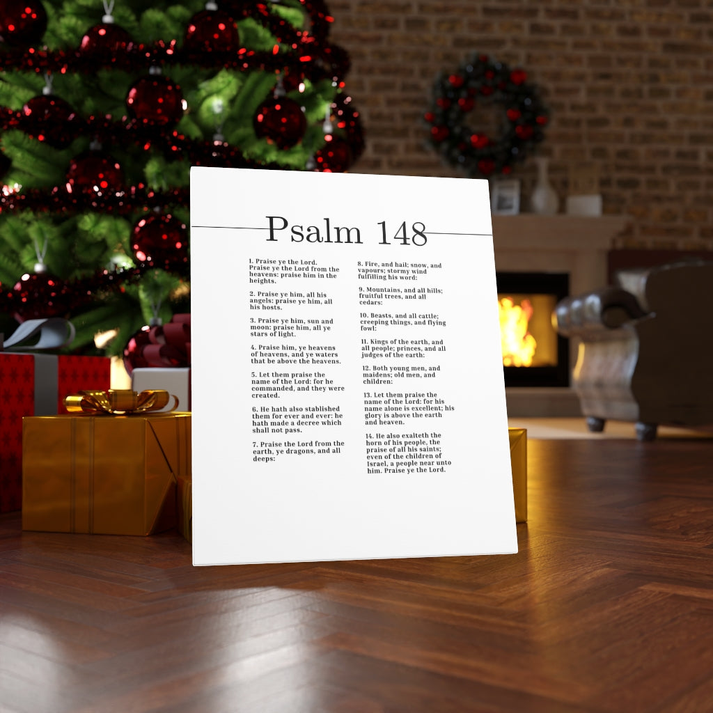 Scripture Walls Praise Him Ye Heavens Of Heavens Psalm 148 Bible Verse Canvas Christian Wall Art Ready to Hang Unframed-Express Your Love Gifts